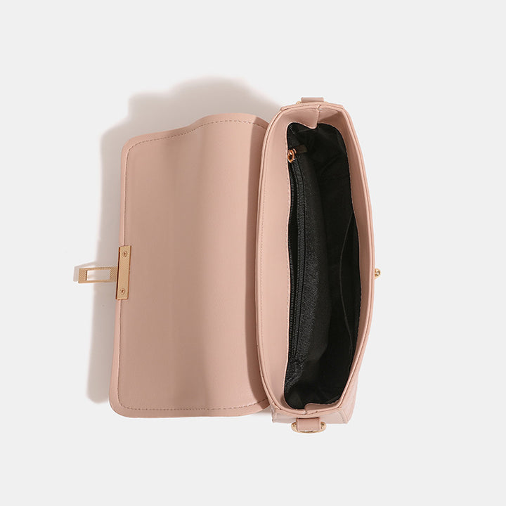 Damen Umhängetasche mit stilvollem Kroko-Effekt und eleganter Kettenverzierung Nord Taschen
