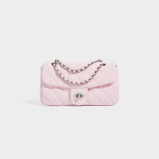 Damen Clutch-Tasche mit eleganter Steppverarbeitung und feinem Kettenriemen Nord Taschen