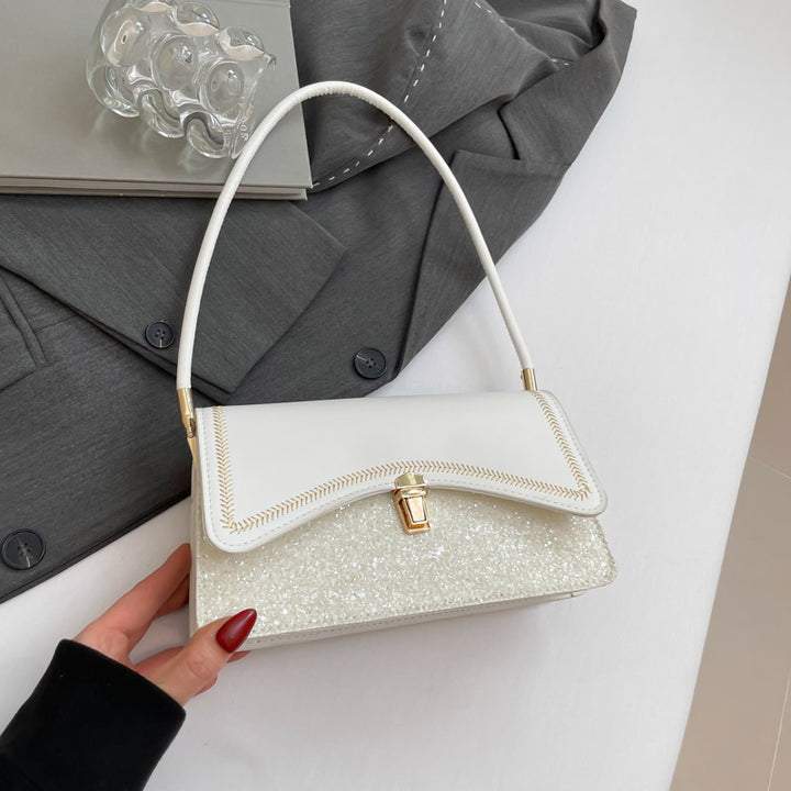 Damen elegante Umhängetasche mit funkelndem Pailletten-Design Nord Taschen