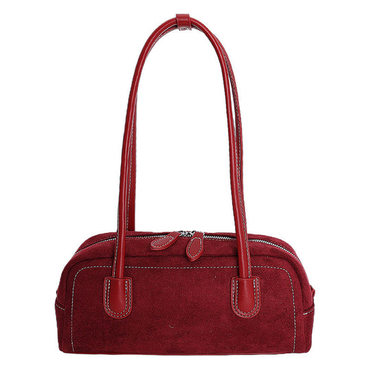 Damen Hobo-Tasche aus weichem Veloursleder mit elegantem Design Nord Taschen