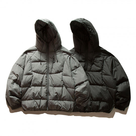 Unisex Oversize Thermo‑Pufferjacke im Boxy‑Cut mit Kapuze und Raglanärmeln Nord Taschen