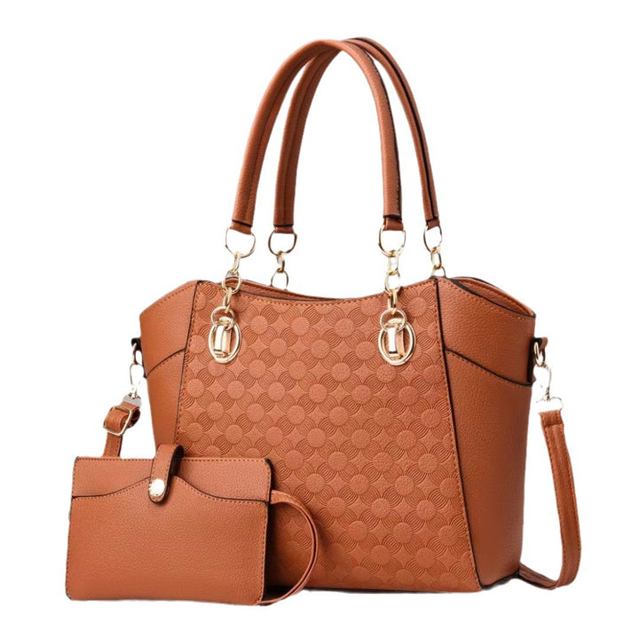 Damen elegante Handtasche mit praktischem Mini-Portemonnaie Nord Taschen