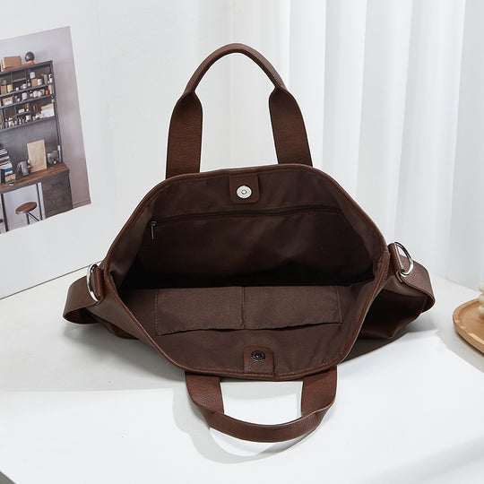 Damen elegante Handtasche im minimalistischen Design mit verstellbarem Schulterriemen Nord Taschen