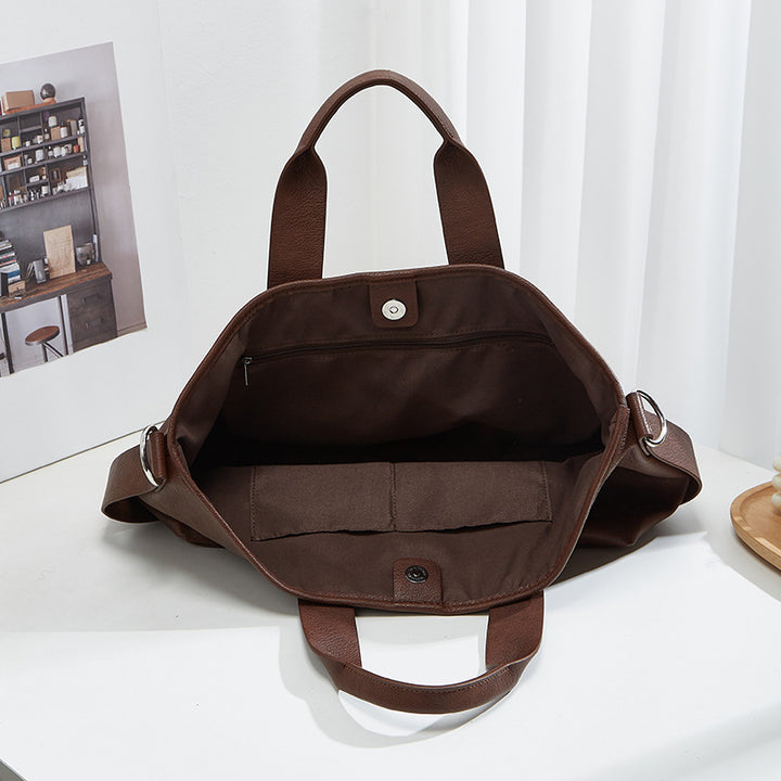 Damen elegante Handtasche im minimalistischen Design mit verstellbarem Schulterriemen Nord Taschen