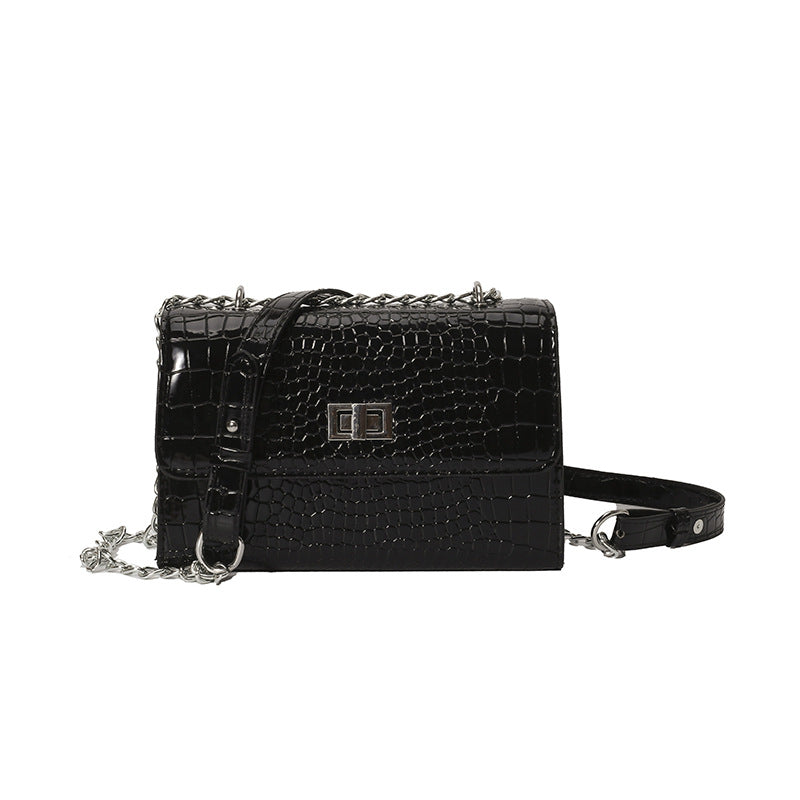 Damen Clutch-Tasche aus hochwertigem Kunstleder mit elegantem Kroko-Muster Nord Taschen