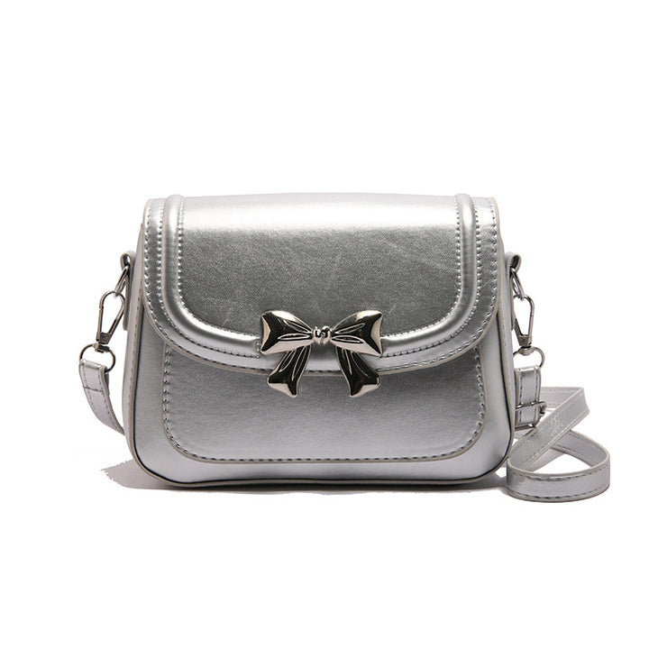 Damen Umhängetasche mit elegantem Knotenverschluss und praktischen Fächern Nord Taschen