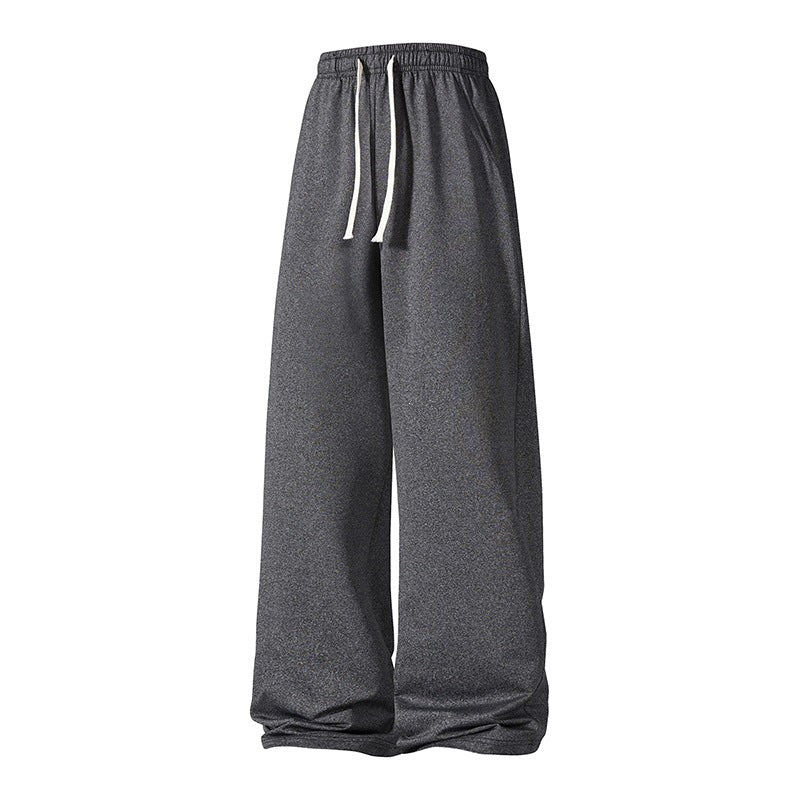 Damen Weite Palazzo-Hose mit elastischem Tunnelzugbund und fließender Satinoptik Nord Taschen