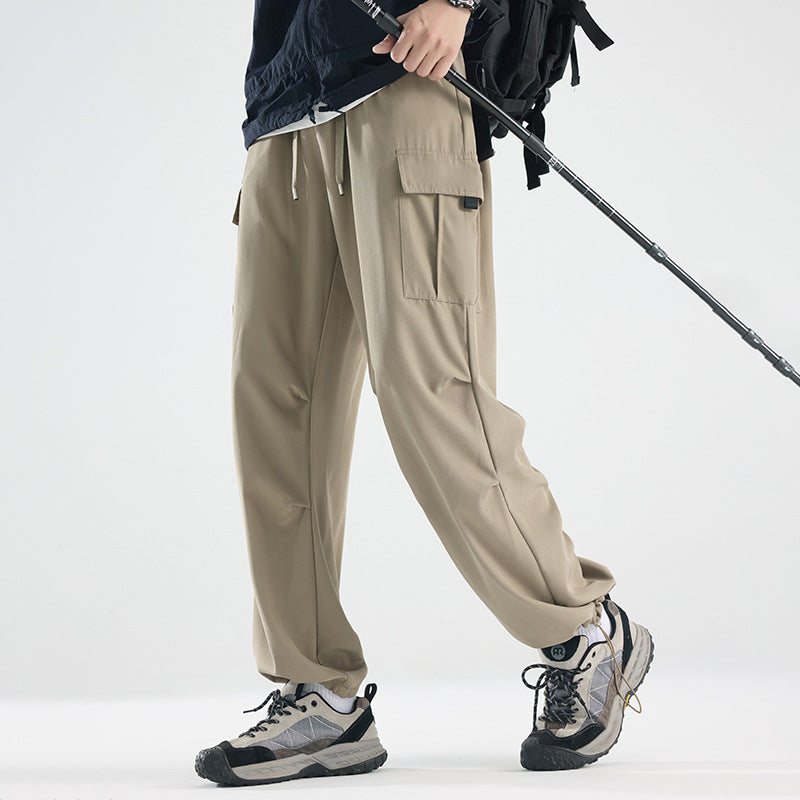 Herren Breite Tech‑Cargo‑Hose mit Utility‑Taschen und verstellbarem Bund Nord Taschen