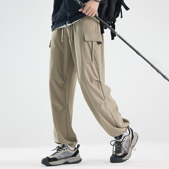 Herren Breite Tech‑Cargo‑Hose mit Utility‑Taschen und verstellbarem Bund Nord Taschen