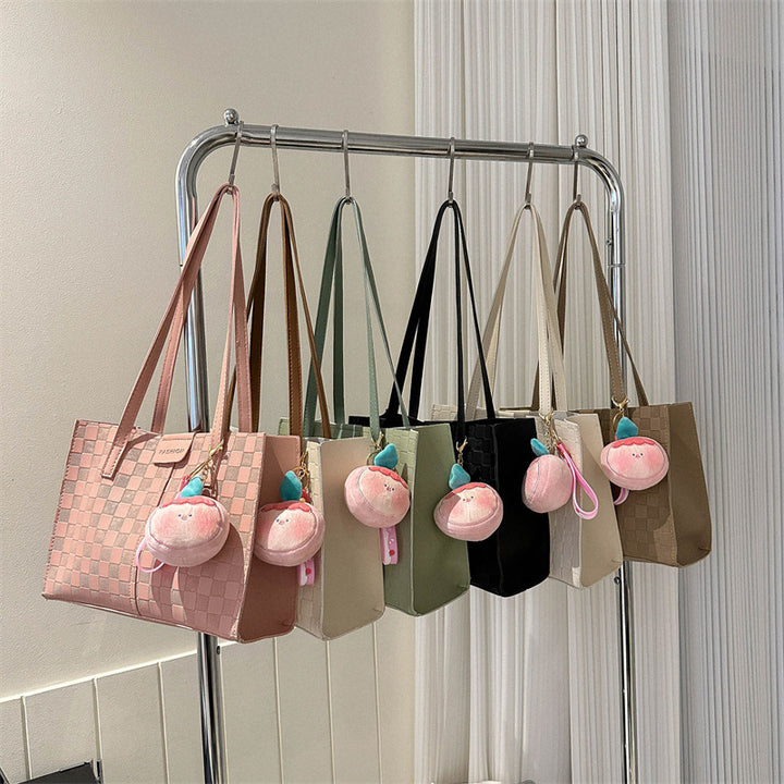 Damen Designer-Umhängetasche mit geflochtenem Muster Nord Taschen