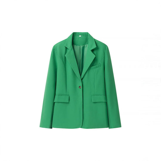 Damen Bouclé-Zweiteiler mit tailliertem Longblazer, Korsagen-Croptop und hochgeschnittener Shorts Nord Taschen