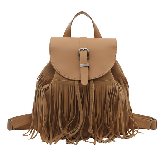 Damen Rucksack mit Fransen Nord Taschen
