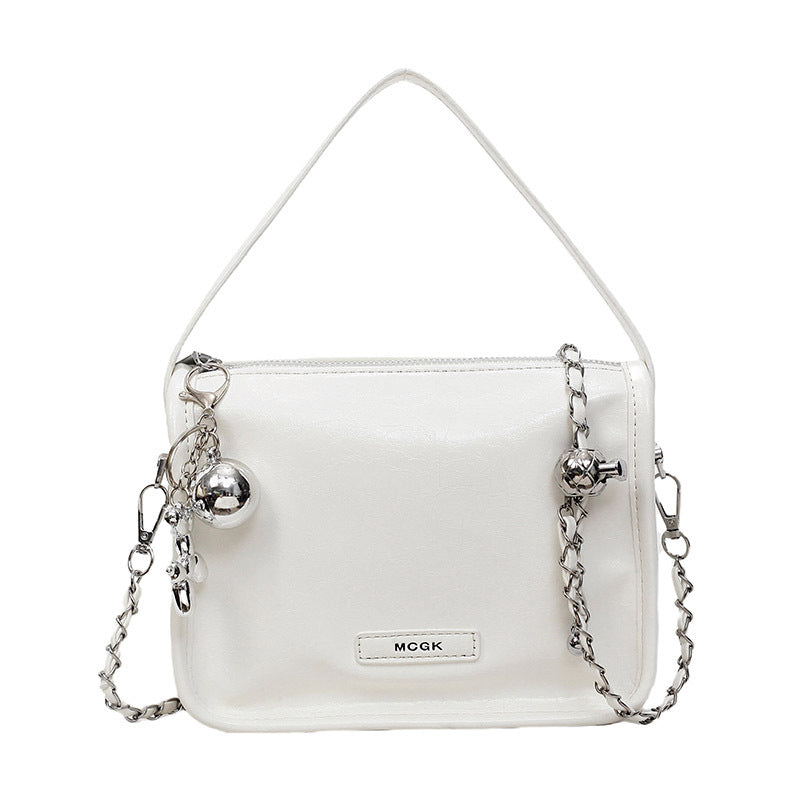 Damen Schultertasche mit glänzendem Metalliceffekt Nord Taschen