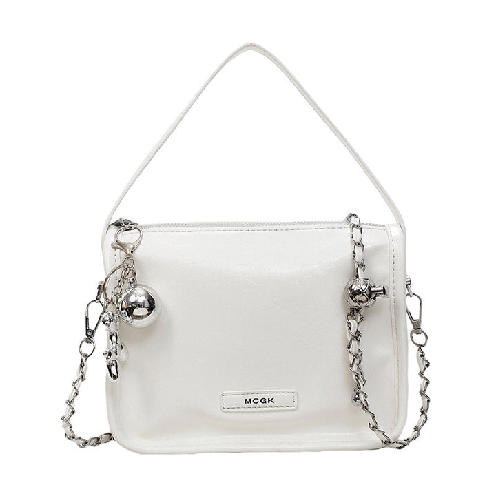 Damen Schultertasche mit glänzendem Metalliceffekt Nord Taschen