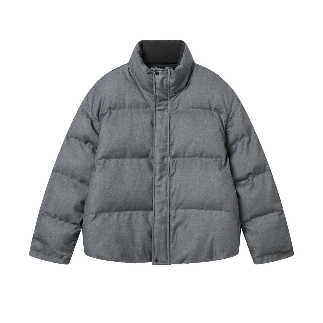 Unisex Wende-Pufferjacke kurz mit hohem Stehkragen und verdecktem Verschluss Nord Taschen