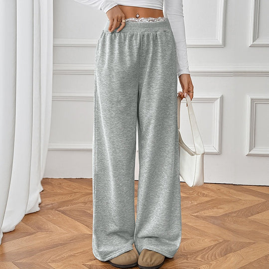 Damen Bequeme und elegante Weite Jogginghose Nord Taschen