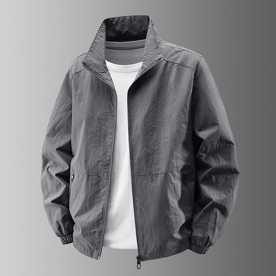 Herren Ultralight Technical Blousonjacke mit elastischen Bündchen, verdeckten Reißverschlusstaschen & atmungsaktivem Nylonmix Nord Taschen