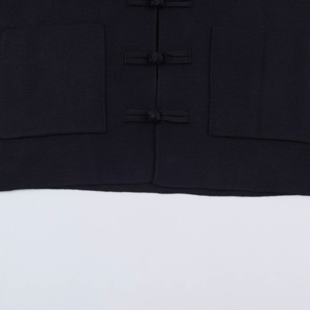 Damen Kurzjacke mit Froschverschlüssen und aufgesetzten Taschen Nord Taschen