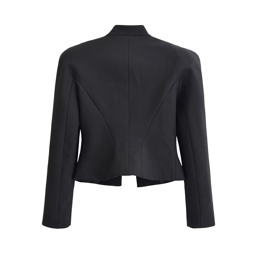 Damen 40+ taillierter Militärblazer mit Kordel- und Zierknopfdetails Nord Taschen