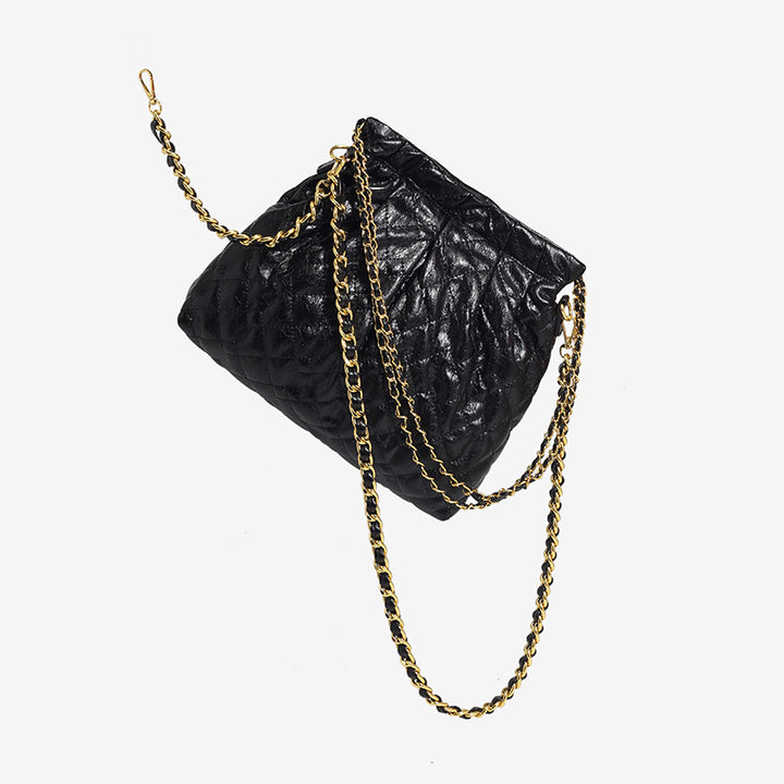 Damen Hobo-Tasche mit luxuriösem Kettenakzent und gefaltetem Design Nord Taschen