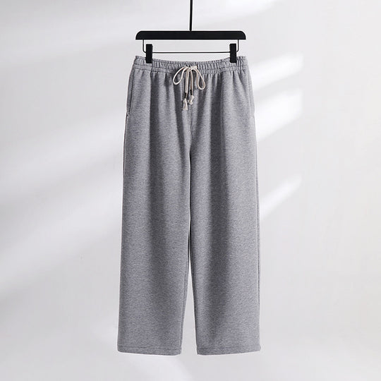 Unisex Gefütterte Fleece-Jogginghose mit elastischem Bund Kordelzug und schmalem Knöchelbündchen Nord Taschen