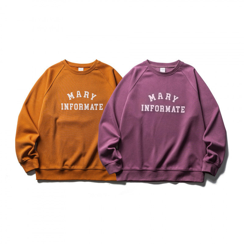Unisex Oversize-Sweatshirt im Collegiate-Look mit Rundhals und Raglanärmeln Nord Taschen