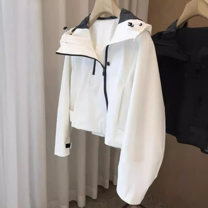 Damen winddichte Übergangsjacke Nord Taschen