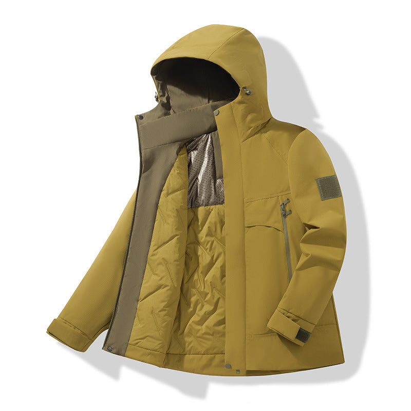 Unisex Isolierte Softshell-Parka mit abnehmbarer Kapuze und Thermofutter Nord Taschen