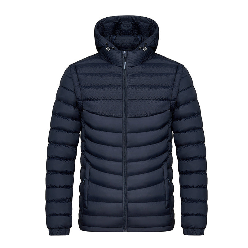 Herren Leichte gesteppte Winterjacke Nord Taschen