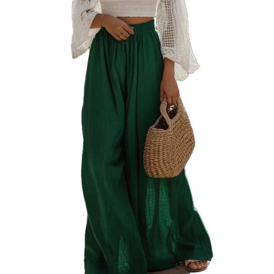 Damen weite Palazzohose Nord Taschen