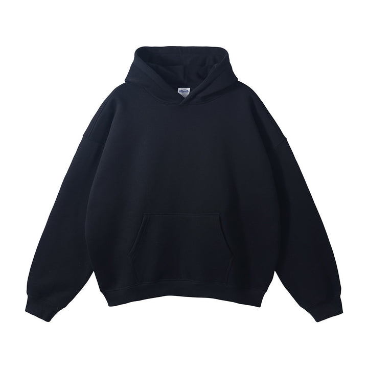 Unisex nan weit geschnittener Kapuzenpullover aus Bio-Baumwolle mit Kängurutasche Nord Taschen