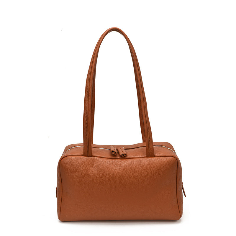 Damen elegante Handtasche mit strukturiertem Leder und praktischen Fächern Nord Taschen