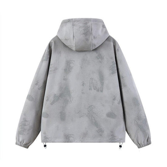 Damen Sportliche Kapuzenjacke mit seitlichen Reißverschlüssen Nord Taschen