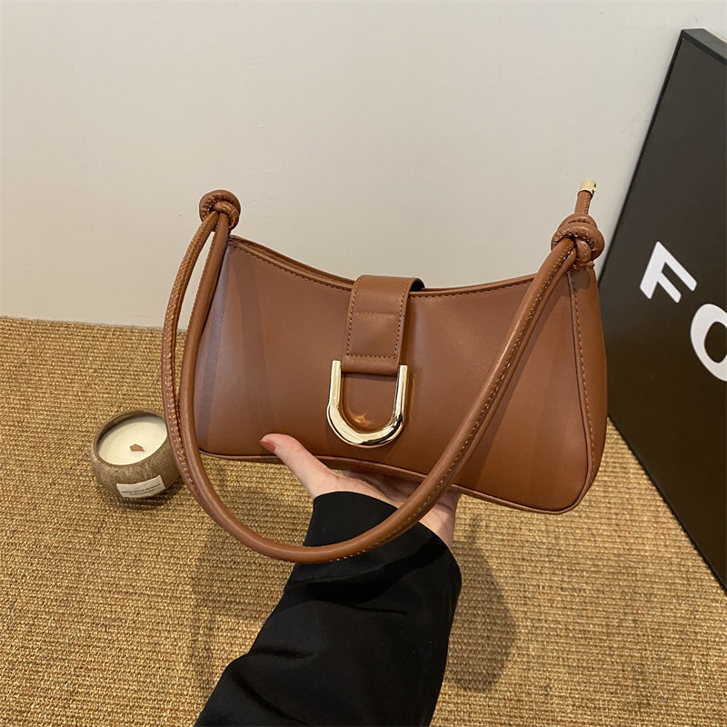 Damen elegante Schultertasche mit modernem Magnetverschluss Nord Taschen