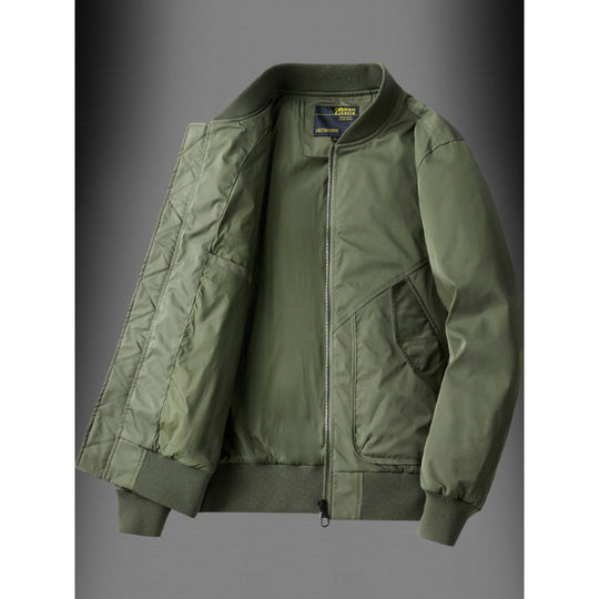 Herren Classic Bomberjacke im Utility-Look mit gesteppter Thermofütterung und Schrägeingrifftaschen Nord Taschen