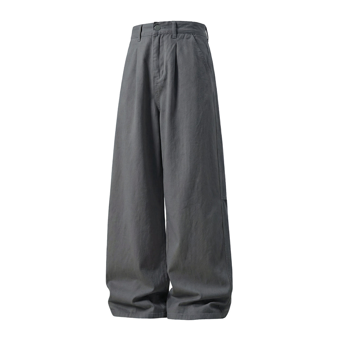 Damen Weite High-Waist Palazzo-Hose mit Bundfalten und extra weitem Bein Nord Taschen