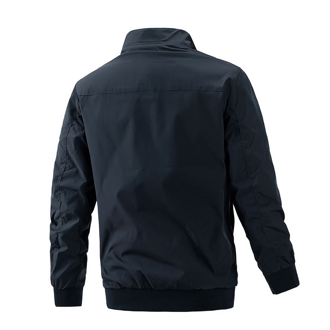 Herren Bomberjacke mit geripptem Bund und winddichtem wasserabweisendem Obermaterial Nord Taschen