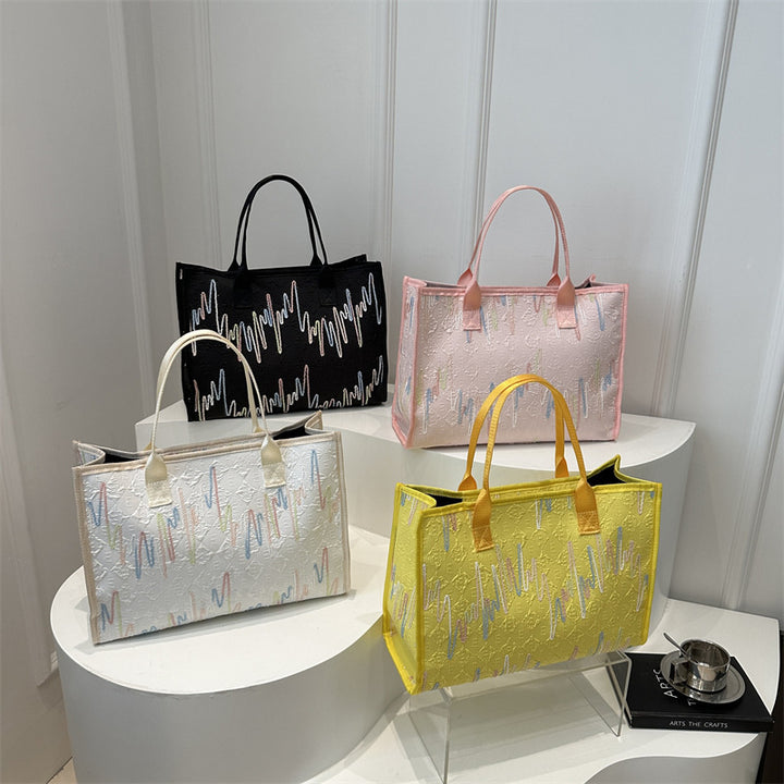 Damen Einkaufstasche mit hochwertigem gestepptem Design Nord Taschen