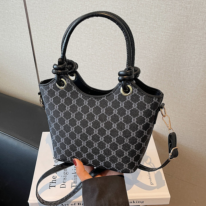 Damen Designer Handtasche mit strukturiertem Muster Nord Taschen