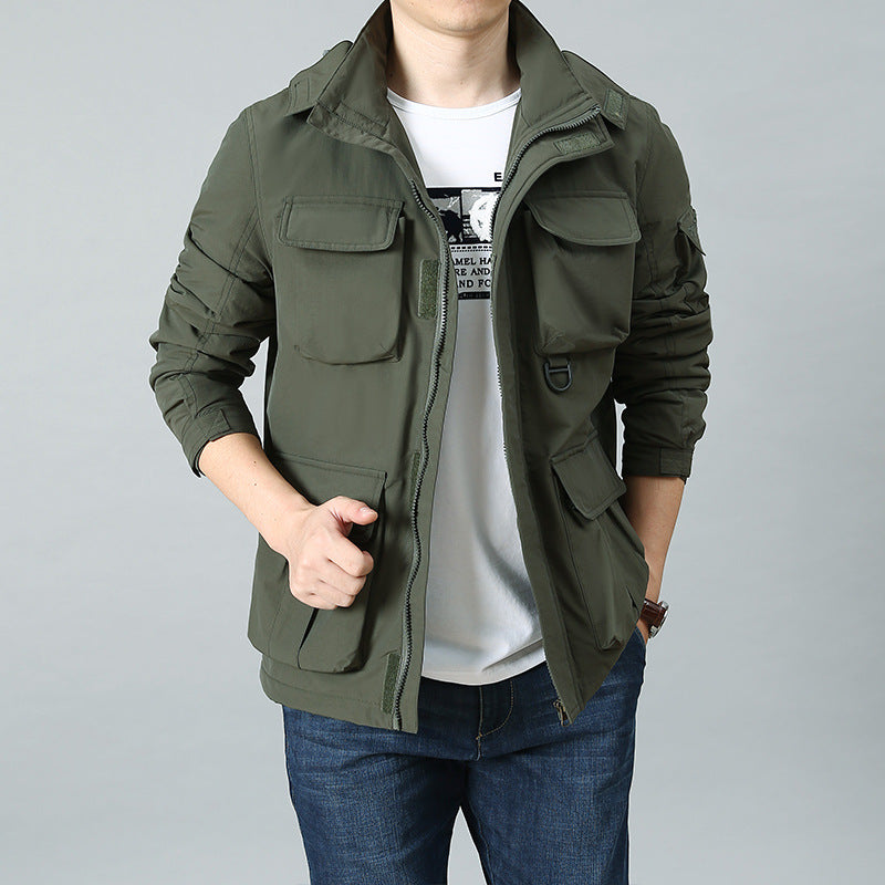 Herren Funktionale Utility-Jacke Nord Taschen