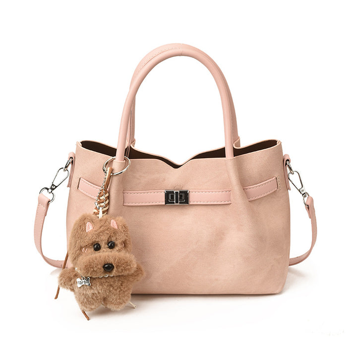 Damen Handtasche im modernen Design mit abnehmbarem Anhänger Nord Taschen