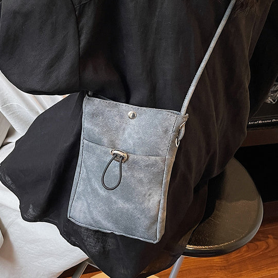 Damen Umhängetasche mit vielseitigem Kordelzug und praktischen Fächern Nord Taschen