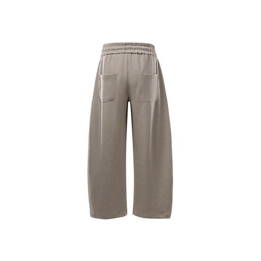 Damen Weite Sweat-Hose mit hoher Taille, Kordelzug und Eingrifftaschen Nord Taschen
