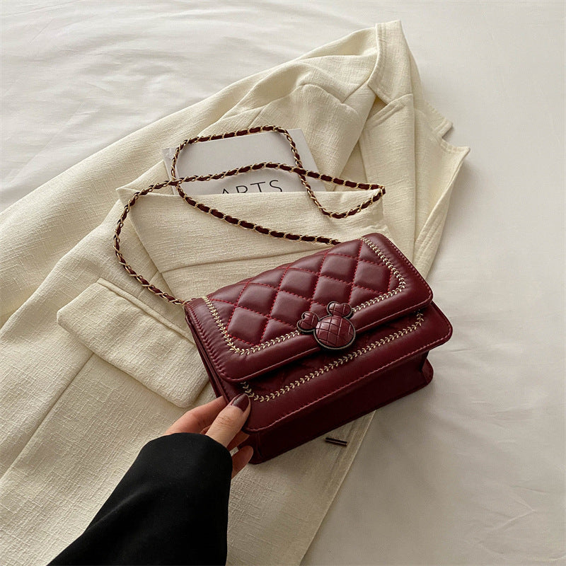 Damen Vintage-Quilted Umhängetasche Nord Taschen