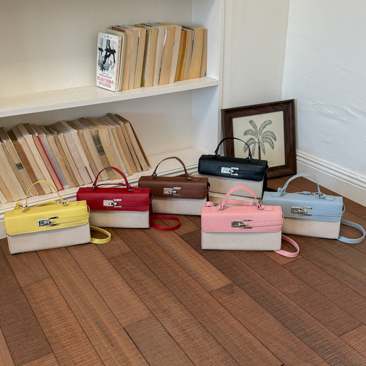 Damen Umhängetasche mit strukturiertem Obermaterial und elegantem Verschluss Nord Taschen