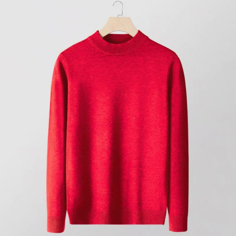 Damen Feinstrick-Stehkragenpullover aus Baumwollmix mit gerippten Bündchen Nord Taschen