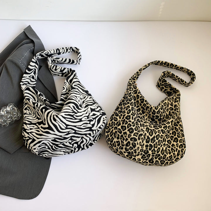 Damen trendy Beuteltasche im Zebra-Design Nord Taschen