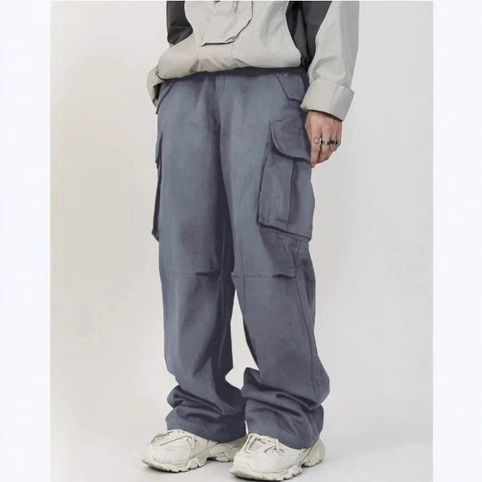 Herren Weite Utility‑Cargohose mit Multifunktions‑Taschen & legerer Baggy‑Passform Nord Taschen