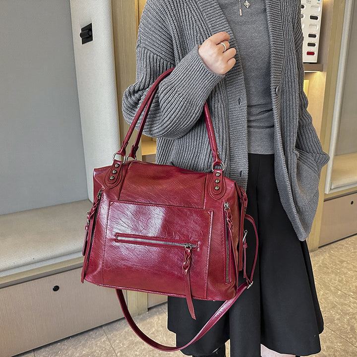 Damen elegante Handtasche mit mehreren Fächern Nord Taschen