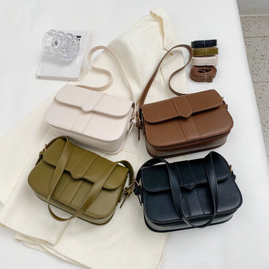 Damen Umhängetasche mit elegantem Klappenverschluss und verstellbarem Schulterriemen Nord Taschen